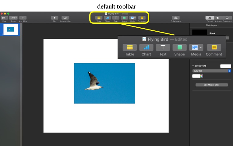 default-toolbar